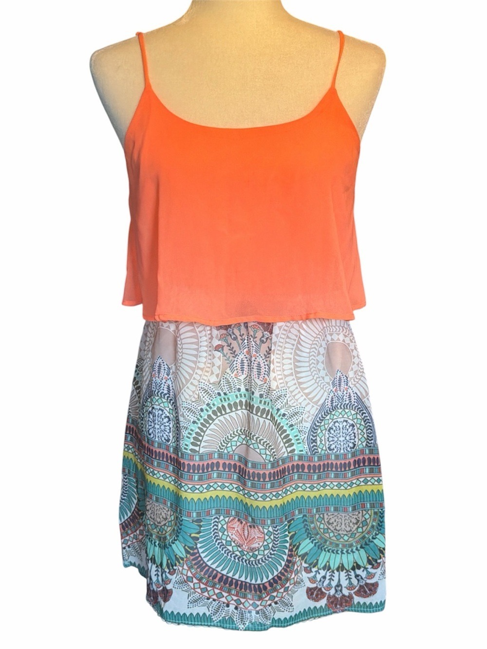 Honey and Rosie Coral Cami Top